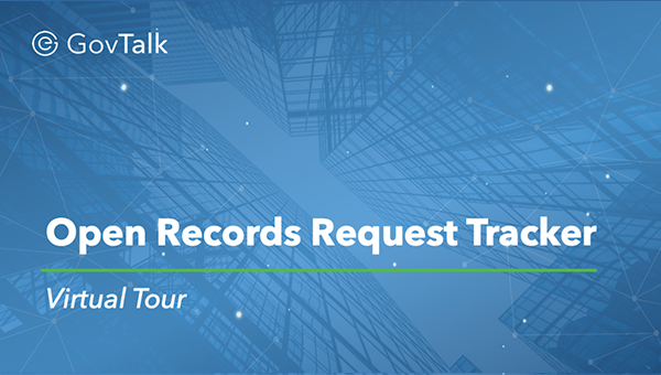 Open Records Request Tracker Software Tour
