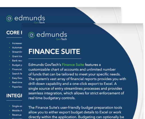 brochure finance suite