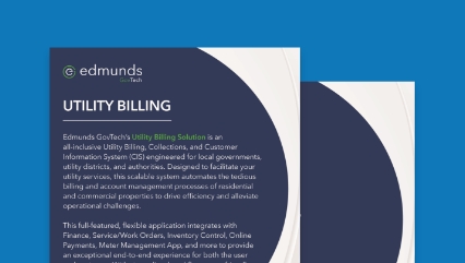 Utility Billing and Collections Solution Sheet